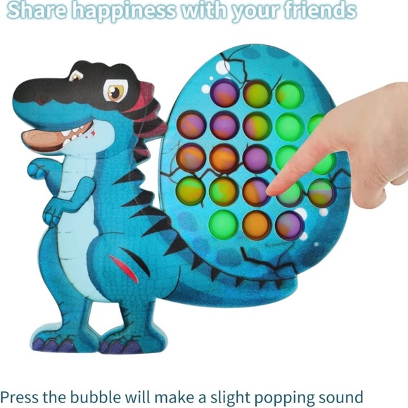 New Jumbo Dinosaur Pop Fidget Toy​ - Picture 4 of 6
